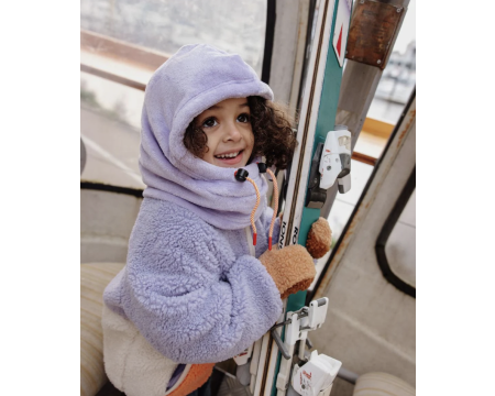 Cagoule Warmy Mauve HELLO HOSSY