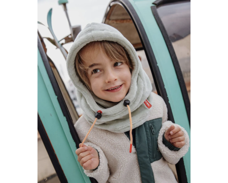 Cagoule Warmy Green HELLO HOSSY