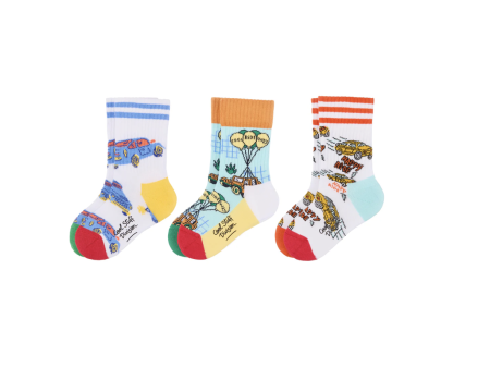 Pack de 3 paires de chaussettes Cars