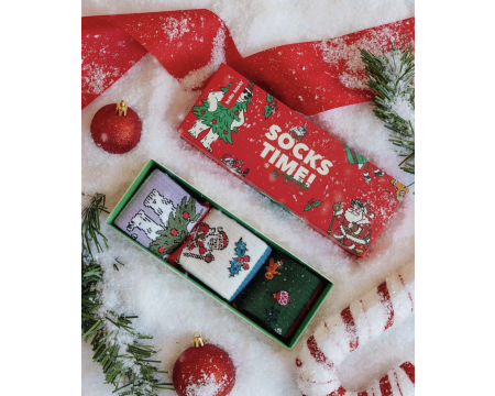 Pack de 3 paires de chaussettes Christmas