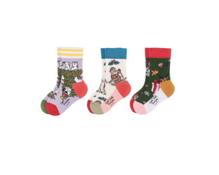 Pack de 3 paires de chaussettes Christmas