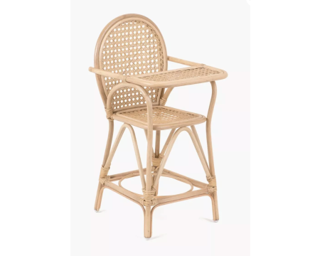 Chaise haute "Raya" pour poupée MINIKANE - avec coussin et bavoir "Holly"