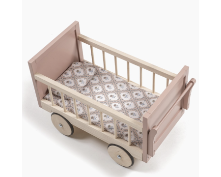 Lit à roulettes pour poupée MINIKANE