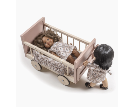 Lit à roulettes pour poupée MINIKANE