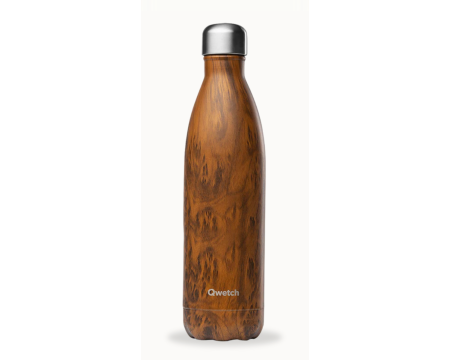 Bouteille isotherme 1L Wood - QWETCH