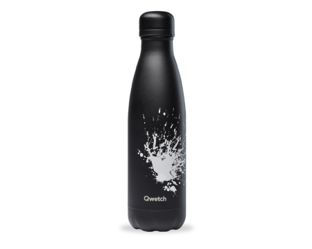 Bouteille isotherme SPRAY 500 ml QWETCH - Noir