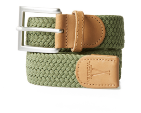 Ceinture tressée olive - taille 1 - VERTICAL