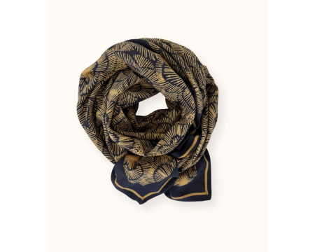Big foulard Latika Fireworks Navy