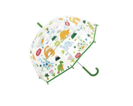 Parapluie enfant Transparent et magique - Dinosaures - Little L