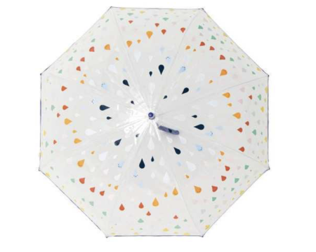 Parapluie Transparent et magique - Gouttes - Little L