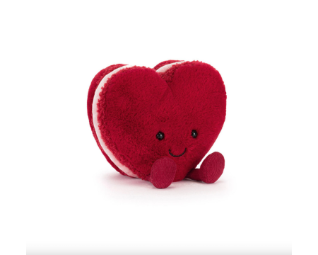 Peluche Arlette Heart Macaron Red JELLYCAT
