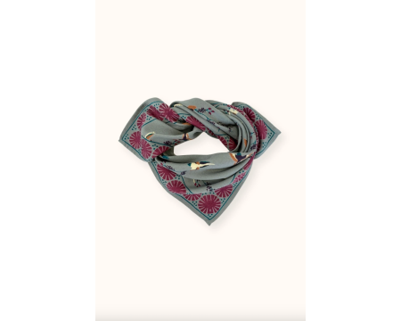 Small foulard Manika Cerisier grey APACHES