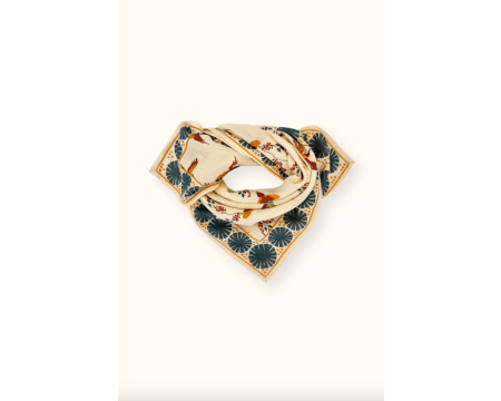 Small foulard Manika Cerisier Macadamia APACHES