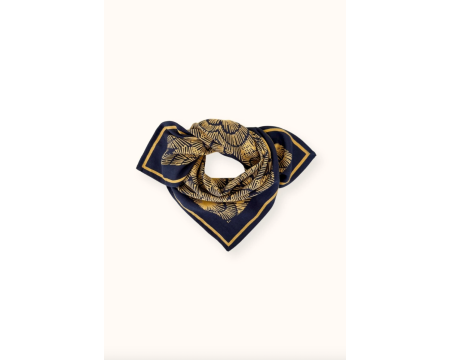 Small foulard Manika Fireworks Navy APACHES