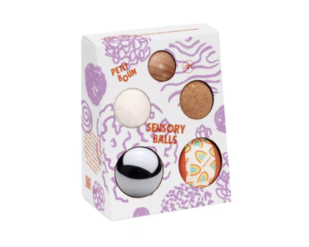 Pack de 5 balles sensorielles - Petit Boum