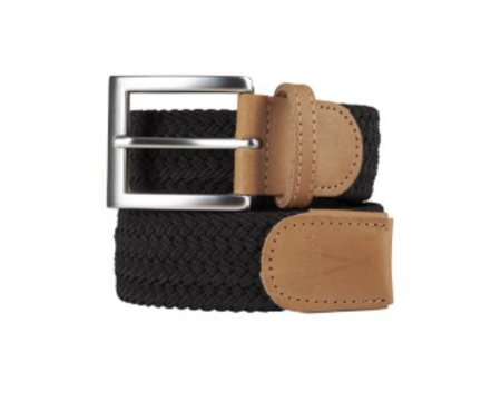 Ceinture tressée noire - taille 1 - VERTICAL