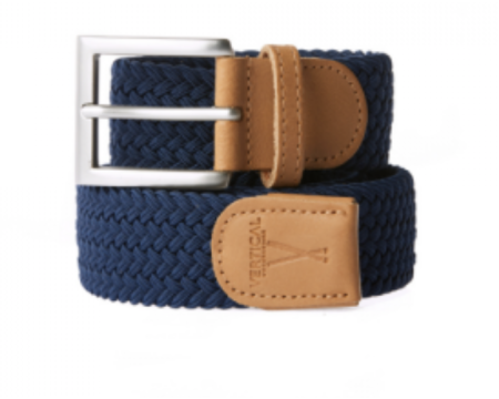 Ceinture tressée bleu outremer - taille 1 - VERTICAL