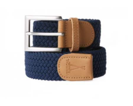 Ceinture tressée bleu outremer - taille 1 - VERTICAL