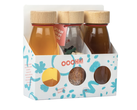 3 Bouteilles sensorielles Petit Boum - Pack Bois et Forêt