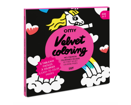 Coloriage velours Lily