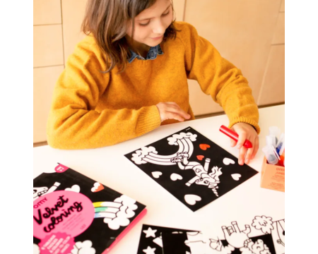 Coloriage velours Lily