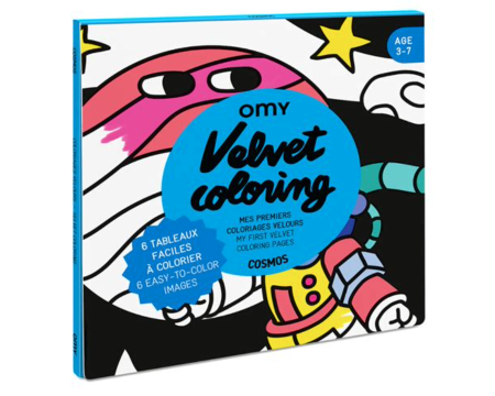 Coloriage velours Cosmos