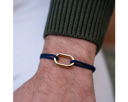 Bracelet maillon 22 mm doré Odéon LE VENT A LA FRANCAISE