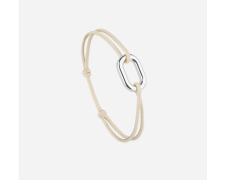 Bracelet maillon 16 mm argent Orin LE VENT A LA FRANCAISE