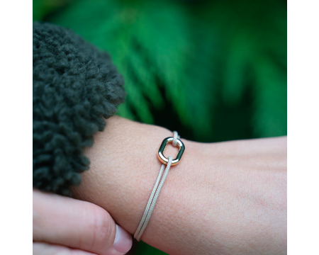 Bracelet maillon 16 mm or Ecubier LE VENT A LA FRANCAISE