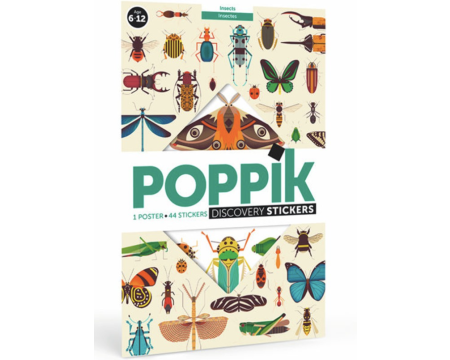 Poster en Stickers - POPPIK - INSECTES