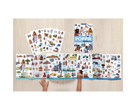 Poster en Stickers - POPPIK - FRISE HISTORIQUE DU MONDE