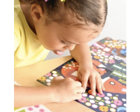 Poster créatif + 520 stickers - BÉBÉS ANIMAUX