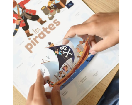 Poster mini-discovery en stickers - POPPIK - Pirate