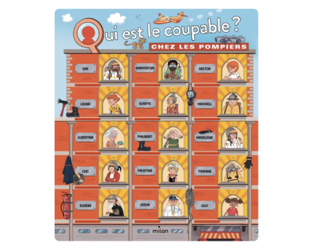 Livre jeu - Qui est le coupable ? chez les pompiers