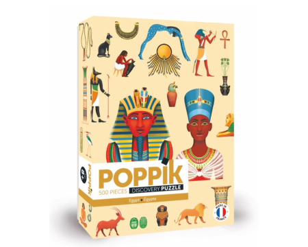 PUZZLE ÉDUCATIF 500 PIÈCES - EGYPTE - POPPIK