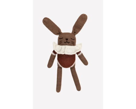 Doudou lapin maillot sienne