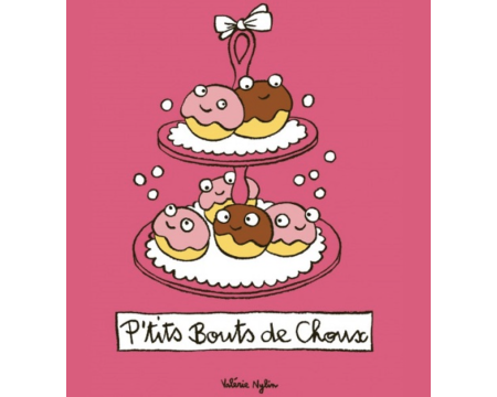 Tablier enfant "P'TITS BOUTS DE CHOUX" - Rose Fuchsia