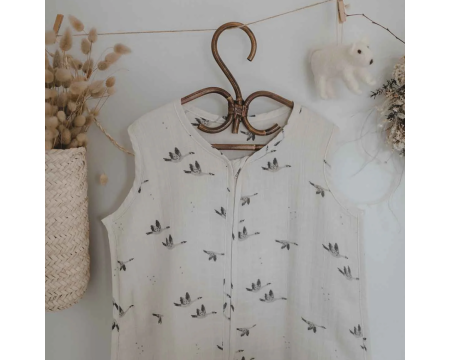 Turbulette légère Adèle Oie Naturel - ROSE IN APRIL