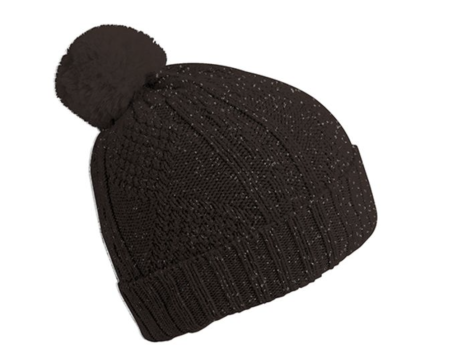 Bonnet Enfant torsade laine brillante - Grain de Café