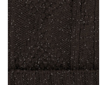 Bonnet Enfant torsade laine brillante - Grain de Café