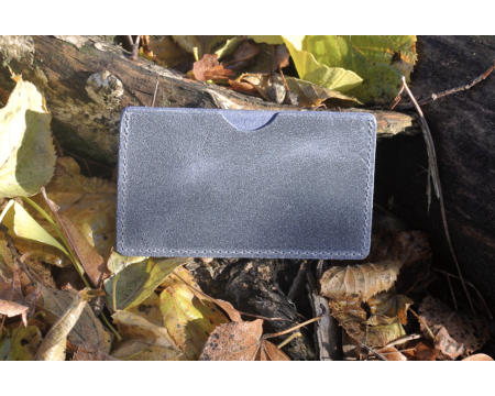 Étui à Cartes simple - LA CARTABLIERE - rétro bleu de minuit