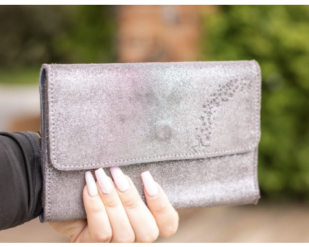 Portefeuille Compagnon - LA CATABLIÈRE - Cuir pailleté
