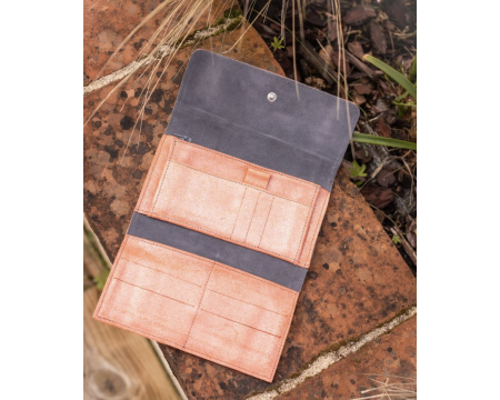 Portefeuille Compagnon - LA CATABLIÈRE - Cuir pailleté