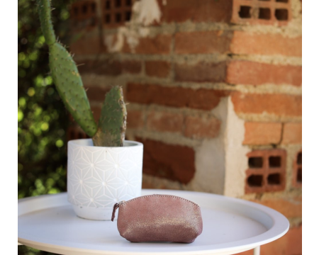 Mini Trousse à Trésors - LA CARTABLIÈRE - Cuir pailleté