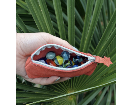 Mini Trousse à Trésors - LA CARTABLIÈRE - Cuir pailleté