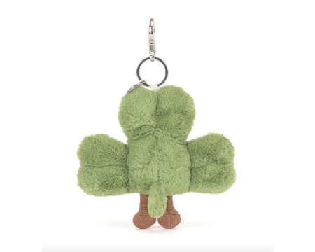 Peluche Amuseables Siofra Shamrock Bag charm - Porte-clé Trèfle JELLYCAT