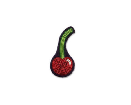 Broche brodée à la main - CERISE - Macon & Lesquoy