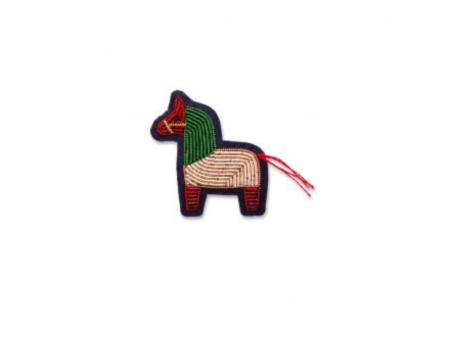 Broche brodée à la main - CHEVAL - Macon & Lesquoy