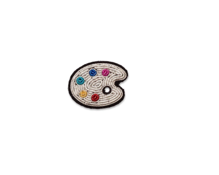 Broche brodée à la main - PALETTE - Macon & Lesquoy