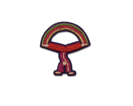 Broche brodée à la main - GYM PARADIS - Macon & Lesquoy